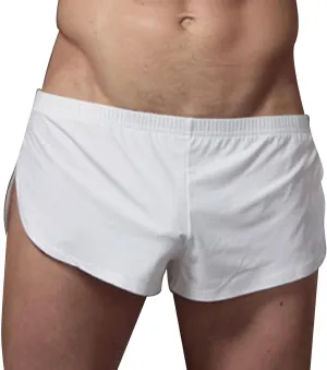 Mens Mesh Booty Shorts 3 Inch Sexy Smooth Lounge Active Shorts Ranger Panties