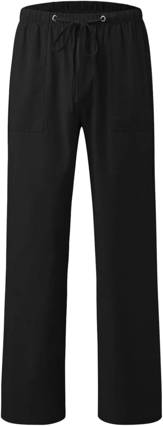 Men's Pant Casual Plus Size Jogger Active Wear Sweatpant Elasticated Stretch Waist Cargo Combat Work Pant