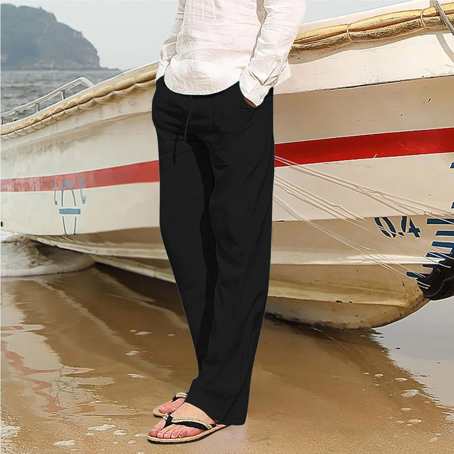 Men's Pant Casual Plus Size Jogger Active Wear Sweatpant Elasticated Stretch Waist Cargo Combat Work Pant