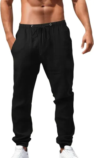 Men's Pant Casual Plus Size Jogger Active Wear Sweatpant Elasticated Stretch Waist Cargo Combat Work Pant