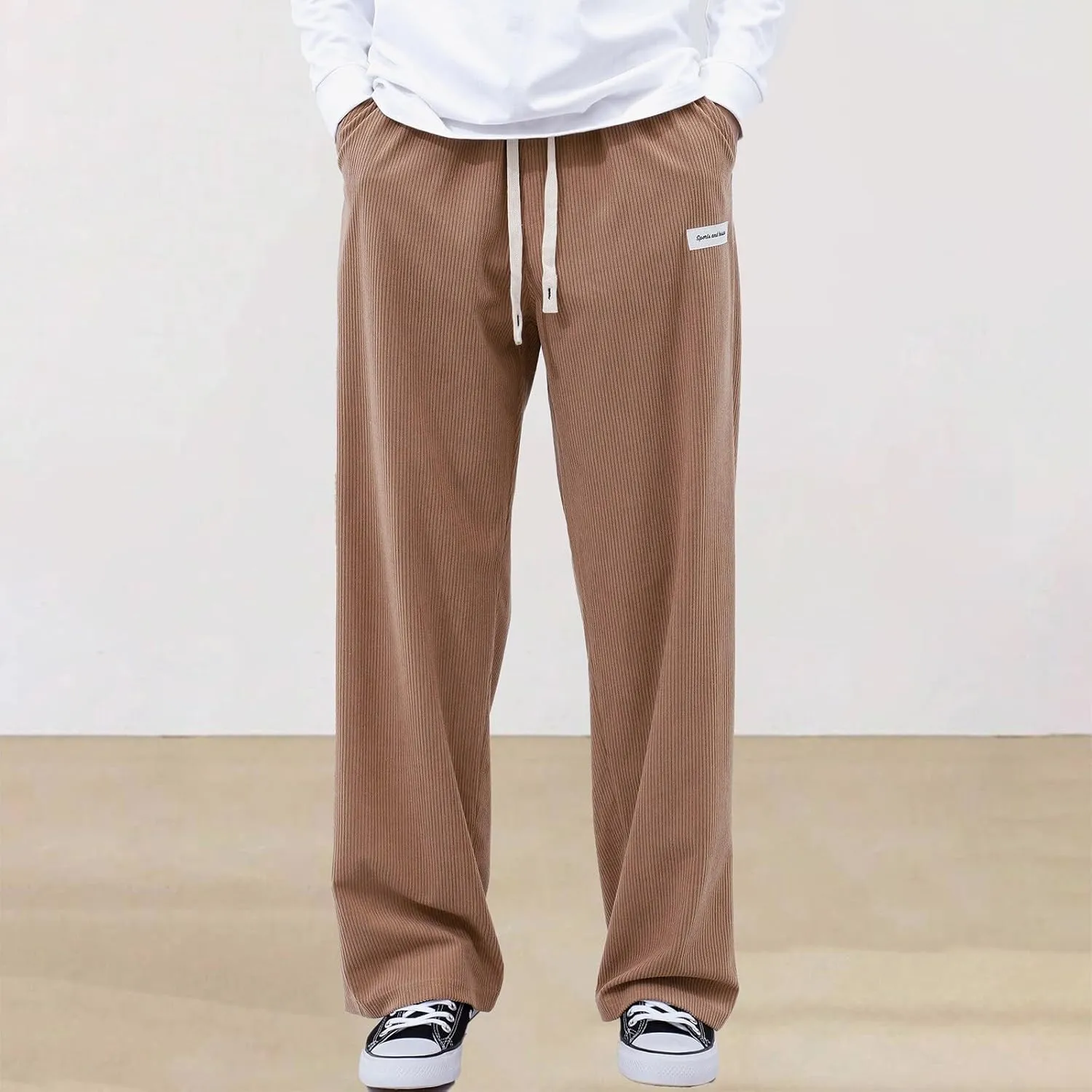 Men's Pants Casual Plus Size Jogger Gym Athletic Sweatpants Loose Elasticated Waistband Lounge Pant