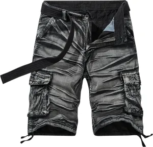 Men's Printed Iced Active Shorts Quick Drying Breathable Athletic Ice Silk Shorts Ultra Stretch Workout Running Short