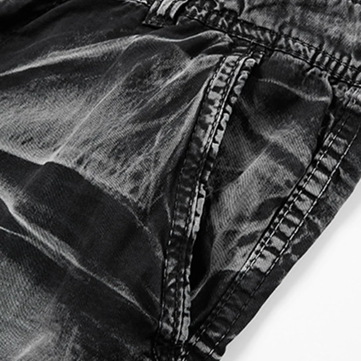 Men's Printed Iced Active Shorts Quick Drying Breathable Athletic Ice Silk Shorts Ultra Stretch Workout Running Short