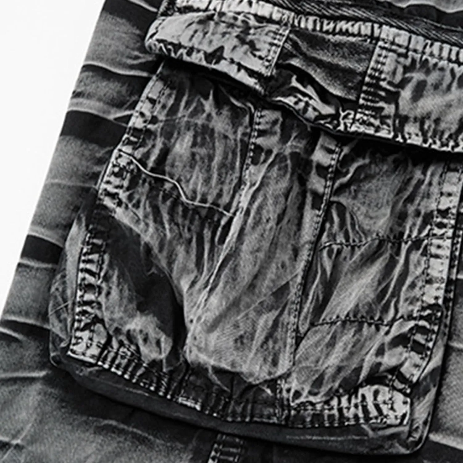 Men's Printed Iced Active Shorts Quick Drying Breathable Athletic Ice Silk Shorts Ultra Stretch Workout Running Short
