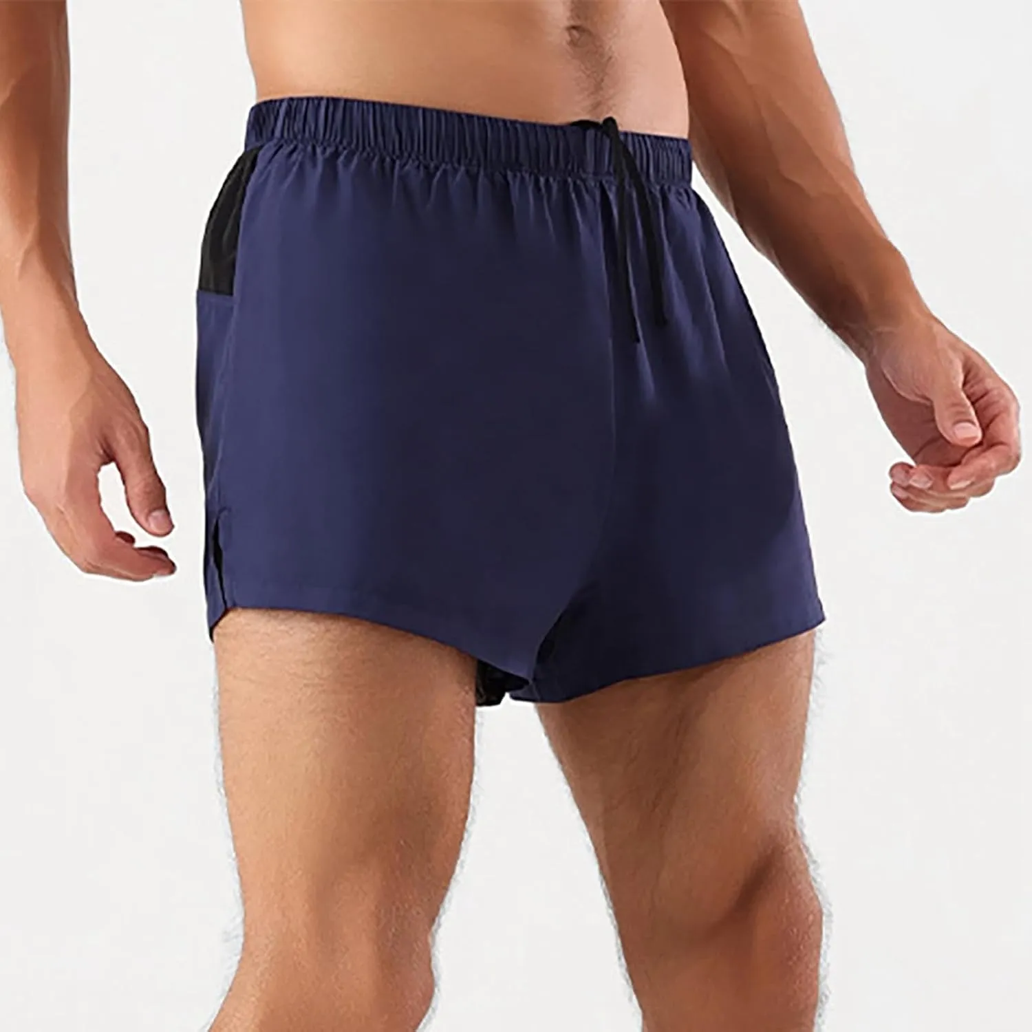 Mens Running Gym Shorts 3 Inch Breathable Lightweight Athletic Sport Shorts Training Workout Shorts with Pockets Shorts