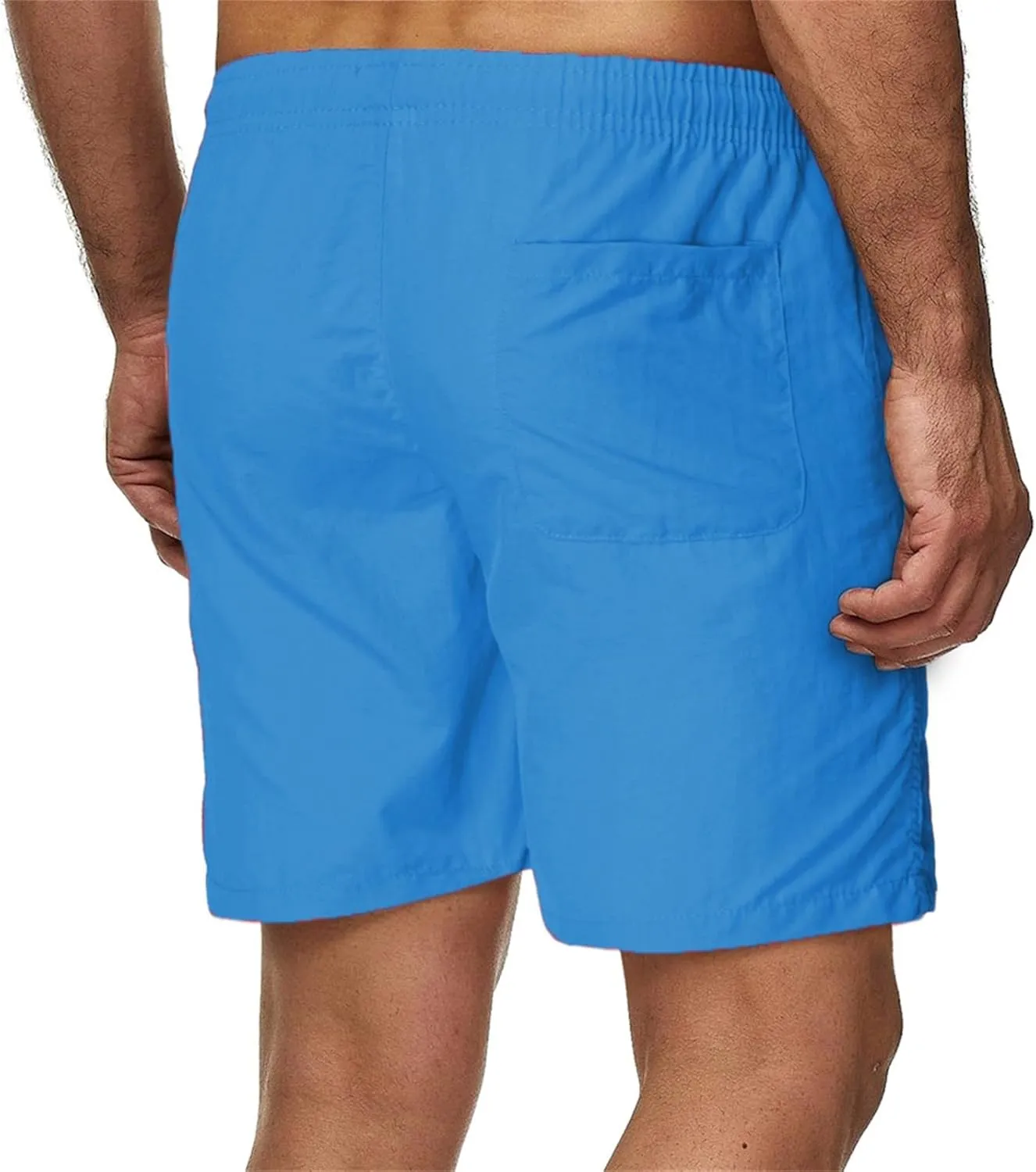 Mens Shorts Casual Men's Solid 5 Inch Inseam Quick Dry Lightweight Straight Athletic Running Shorts Training Shorts