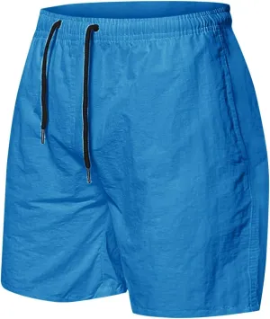 Mens Shorts Casual Men's Solid 5 Inch Inseam Quick Dry Lightweight Straight Athletic Running Shorts Training Shorts