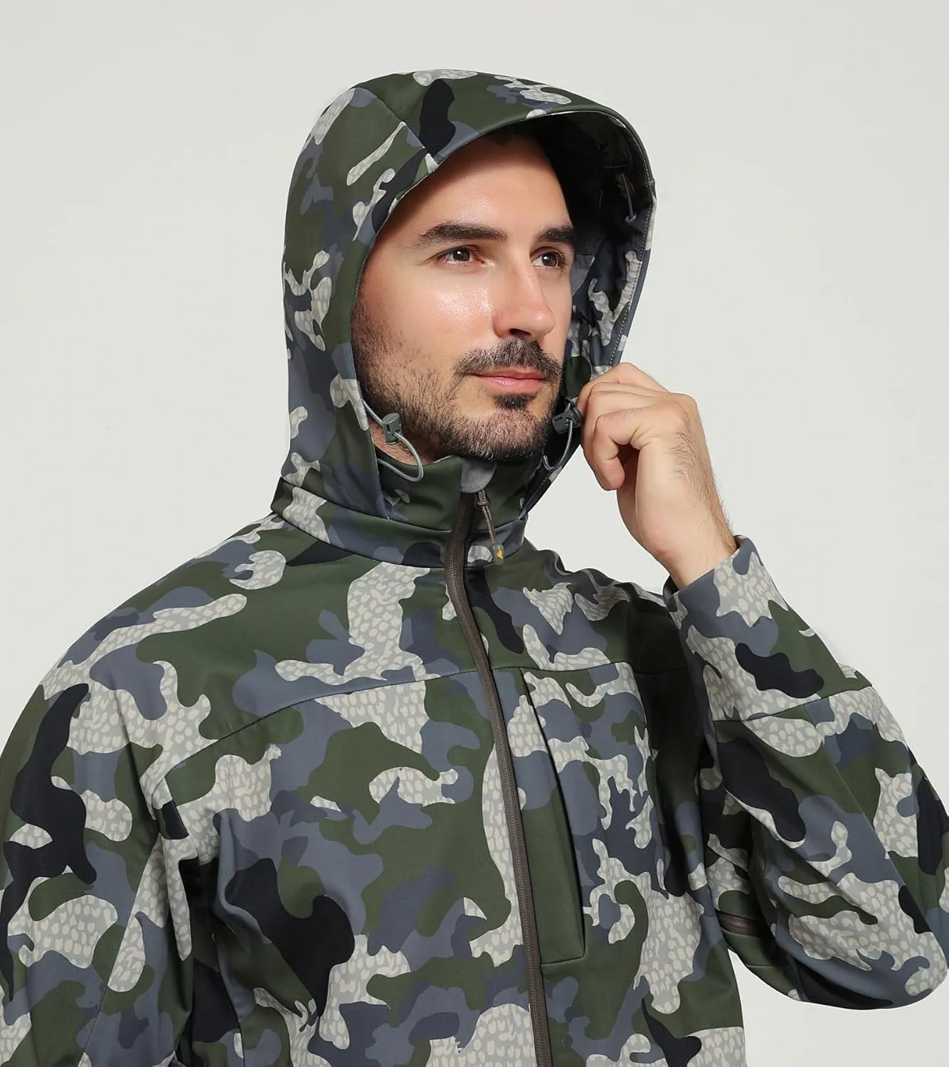 Men's soft-shell Membrane Jacket Waterproof windproof hunting everyday wear jacket