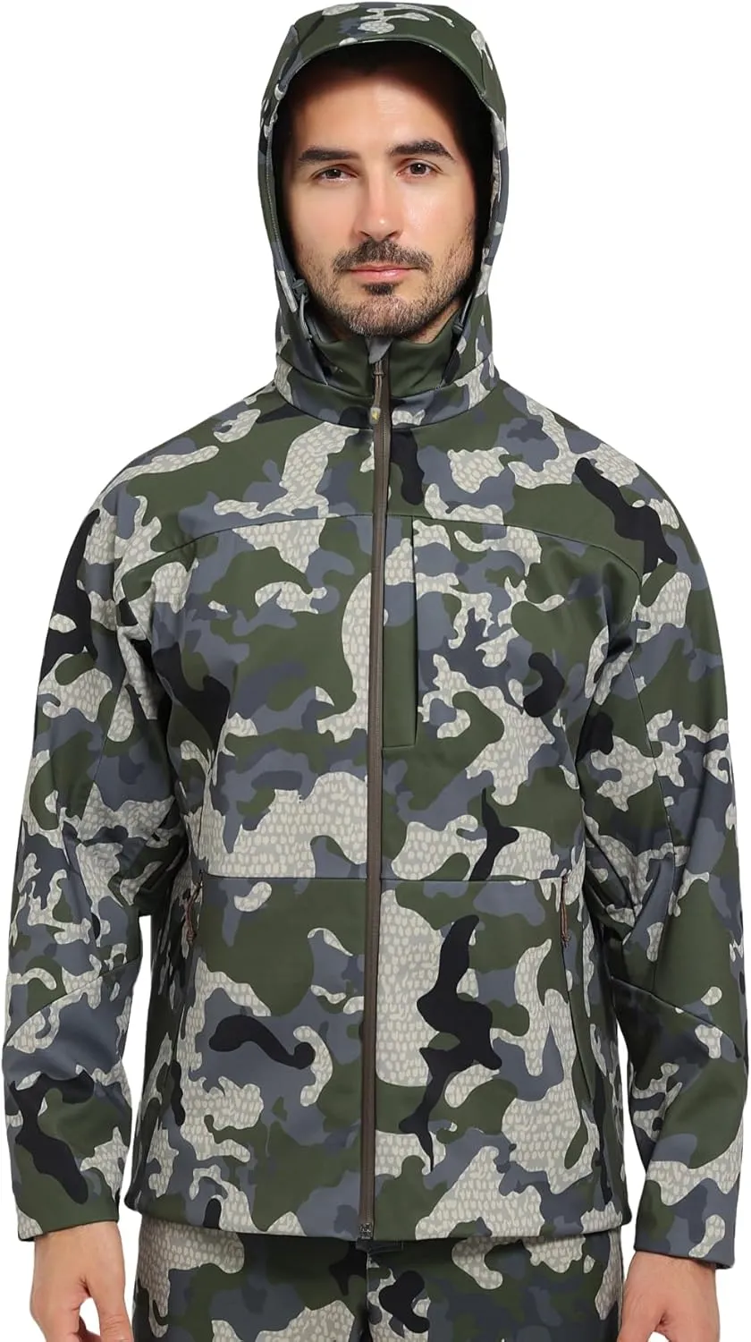 Men's soft-shell Membrane Jacket Waterproof windproof hunting everyday wear jacket