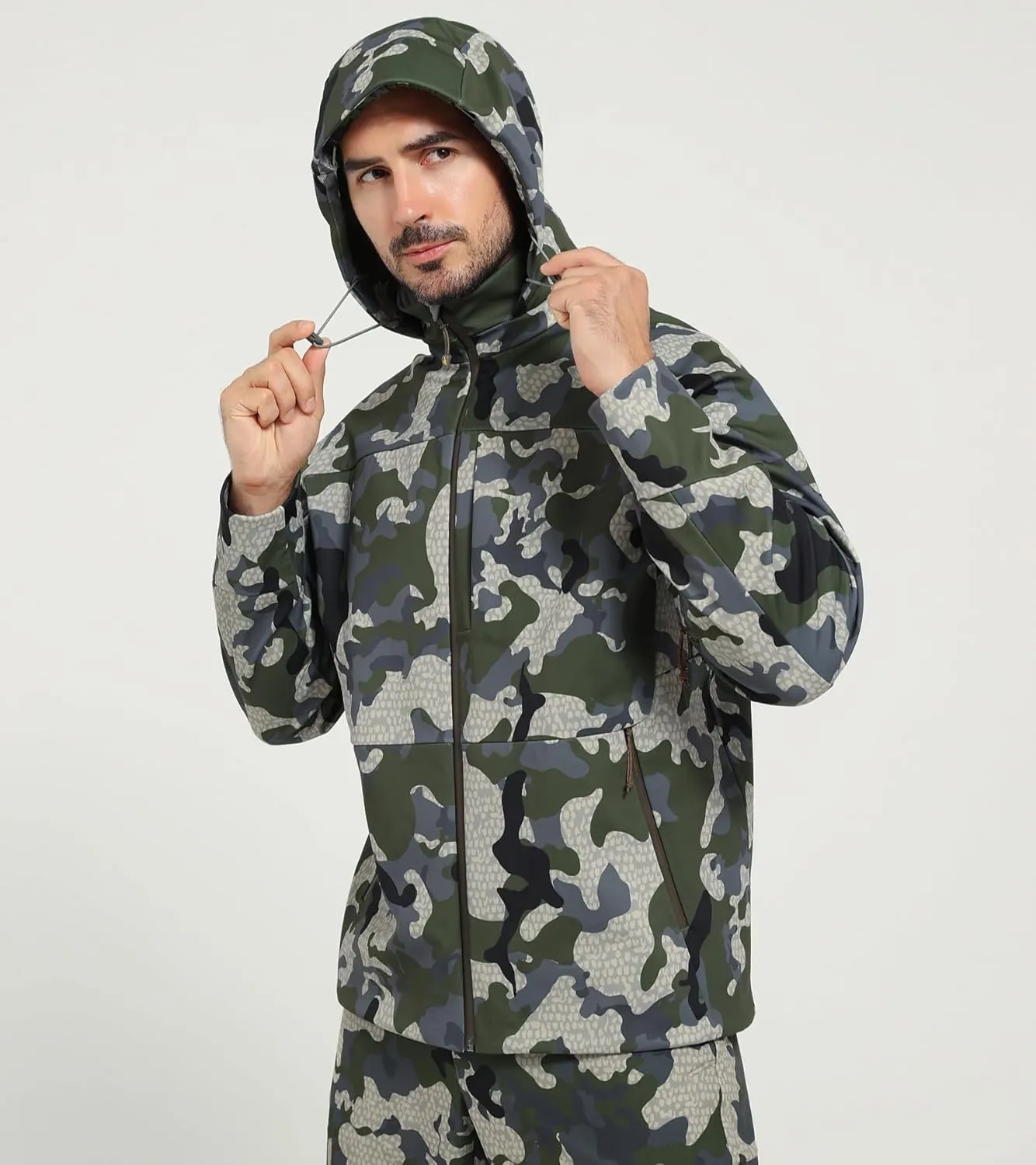 Men's soft-shell Membrane Jacket Waterproof windproof hunting everyday wear jacket