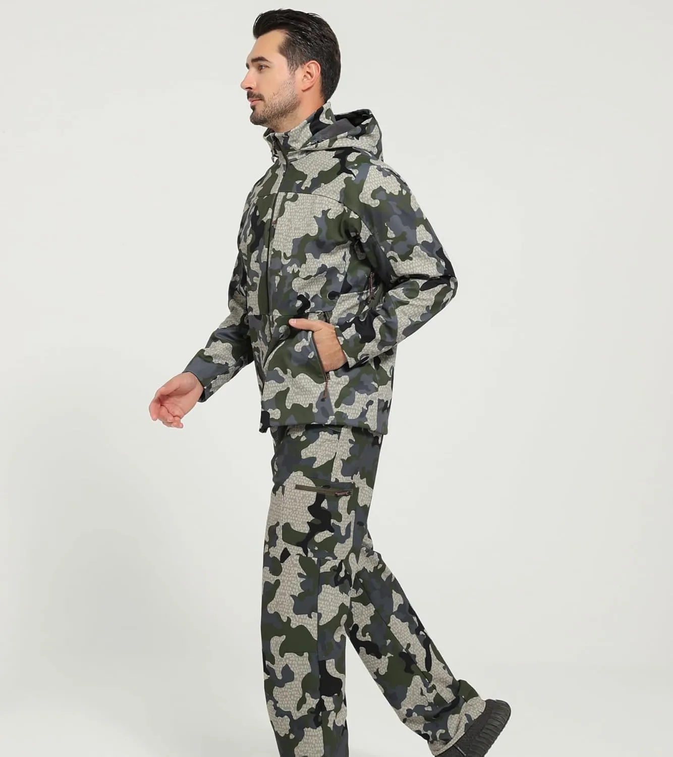 Men's soft-shell Membrane Jacket Waterproof windproof hunting everyday wear jacket