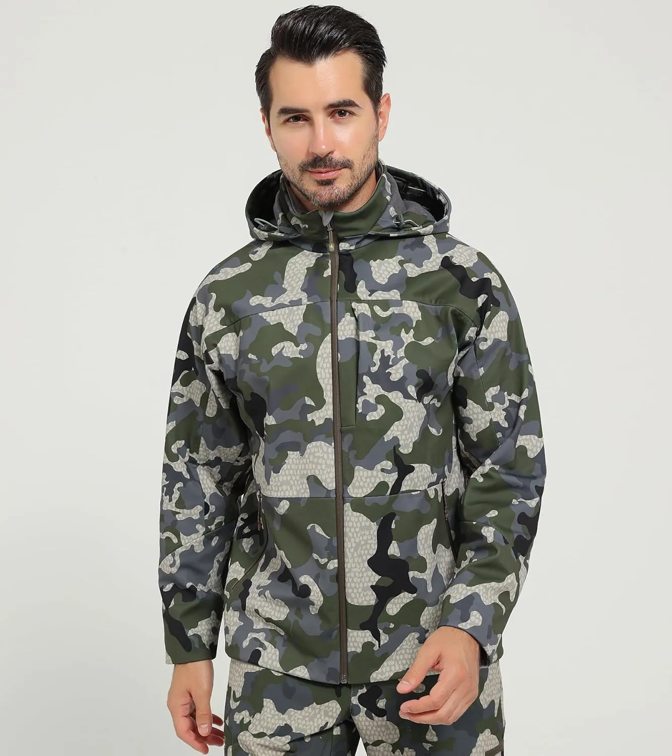 Men's soft-shell Membrane Jacket Waterproof windproof hunting everyday wear jacket