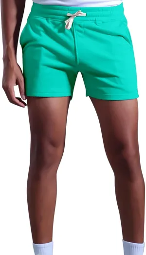 Mens Stretch Cotton Basic Athletic Running Shorts Quick Dry 5 Inches Gym Workout Shorts Training Sports Short Pants