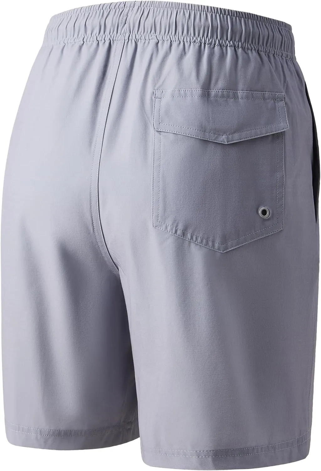 Mens Swim Trunks 8 inch Inseam Mesh Liner Quick-Dry Lightweight 4-Way Stretch Bathing Suit Swimming Trunks for Men UPF 50 