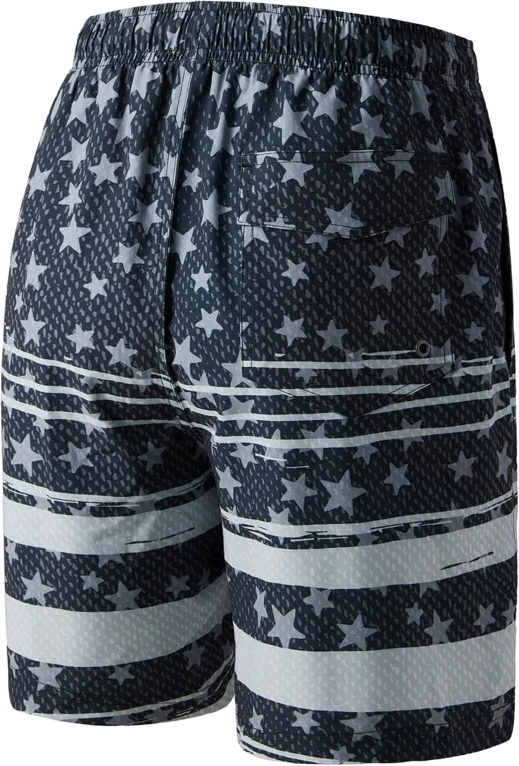 Mens Swim Trunks 8 inch Inseam Mesh Liner Quick-Dry Lightweight 4-Way Stretch Bathing Suit Swimming Trunks for Men UPF 50 