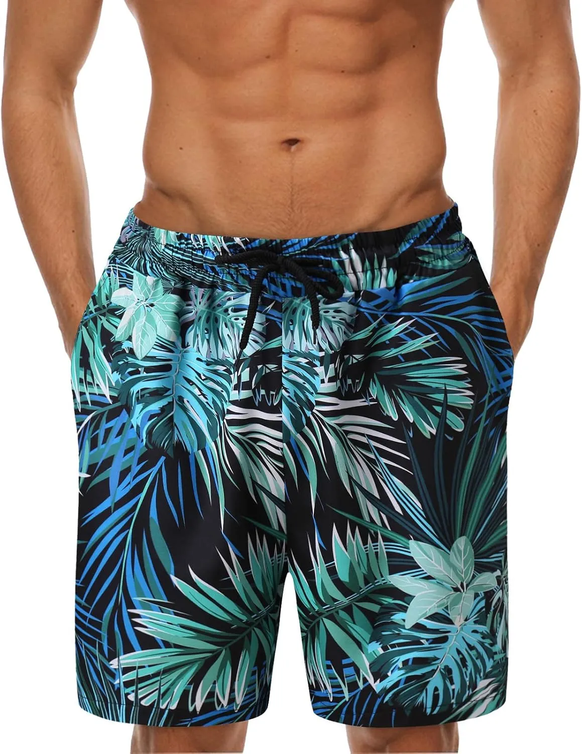 Mens Swim Trunks Beach Shorts Swimming Trunks for Men Men's Swim Quick Dry Beach Surfing Running Swimming Drawstring