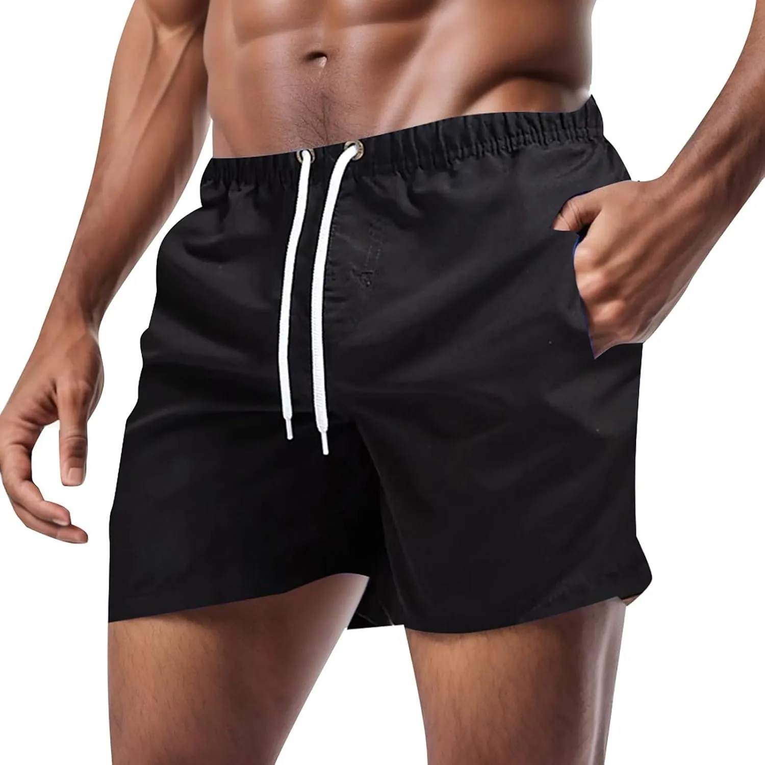 Mens Swim Trunks Quick Dry Men's Boardshorts Stretch Surf Shorts Bathing Suits with Mesh Lining for Beach Vacation