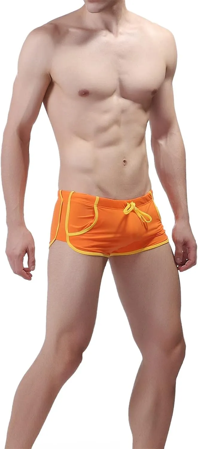Men's Swim Trunks Short Men's Swim Trunks Quick Dry Board Shorts with Mesh Lining 7 Inch Inseam Bathing Suits