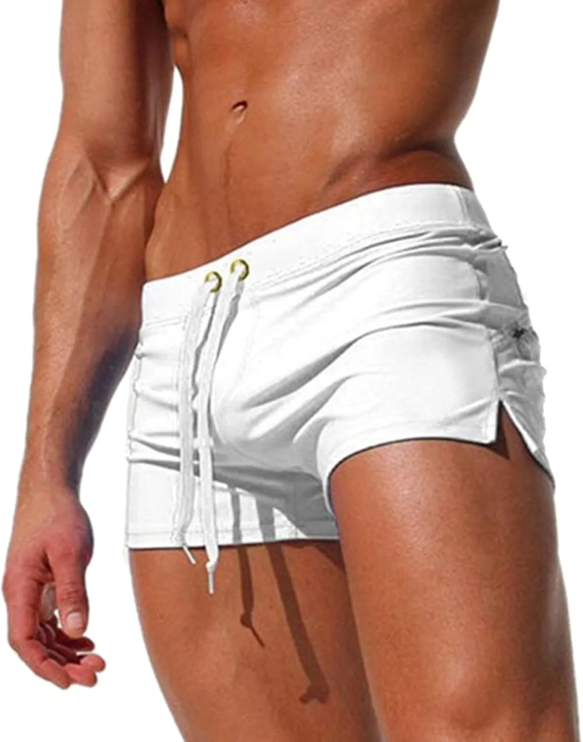 Men's Swim Trunks Short Men's Swim Trunks Quick Dry Board Shorts with Mesh Lining 7 Inch Inseam Bathing Suits