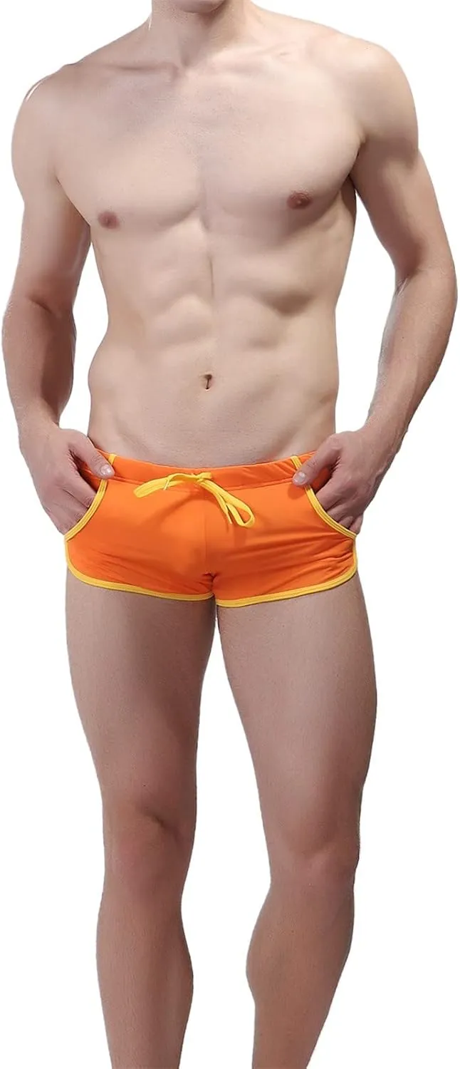 Men's Swim Trunks Short Men's Swim Trunks Quick Dry Board Shorts with Mesh Lining 7 Inch Inseam Bathing Suits