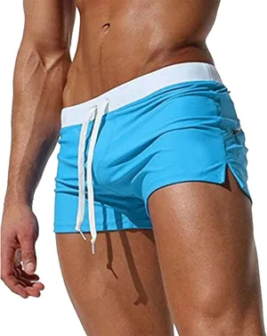 Men's Swim Trunks Short Men's Swim Trunks Quick Dry Board Shorts with Mesh Lining 7 Inch Inseam Bathing Suits