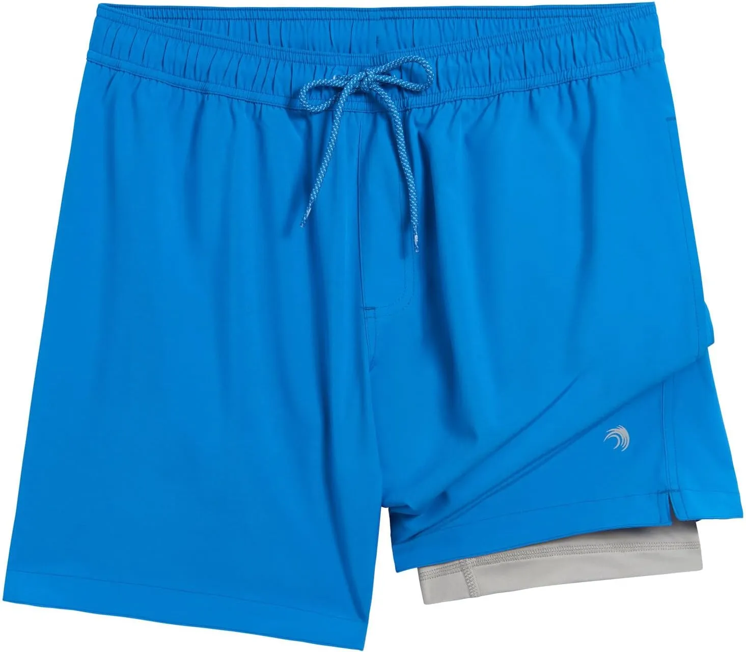Mens Swim Trunks with Compression Liner Anti Chafing 7 inch Inseam Stretch Quick Dry Swim Shorts with Phone Pocket