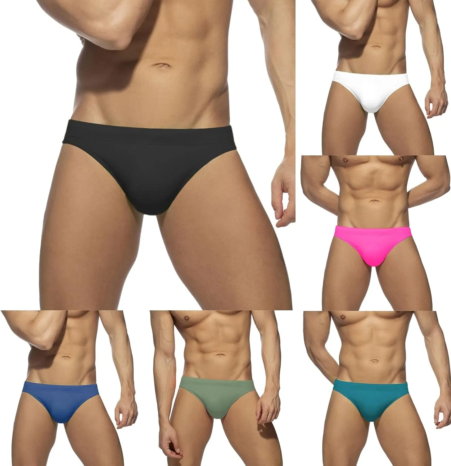 Men's Swim Trunks with Liner Mens Swim Trunks with Compression Liner Stretch Beach Shorts Quick Dry with Pockets Shorts