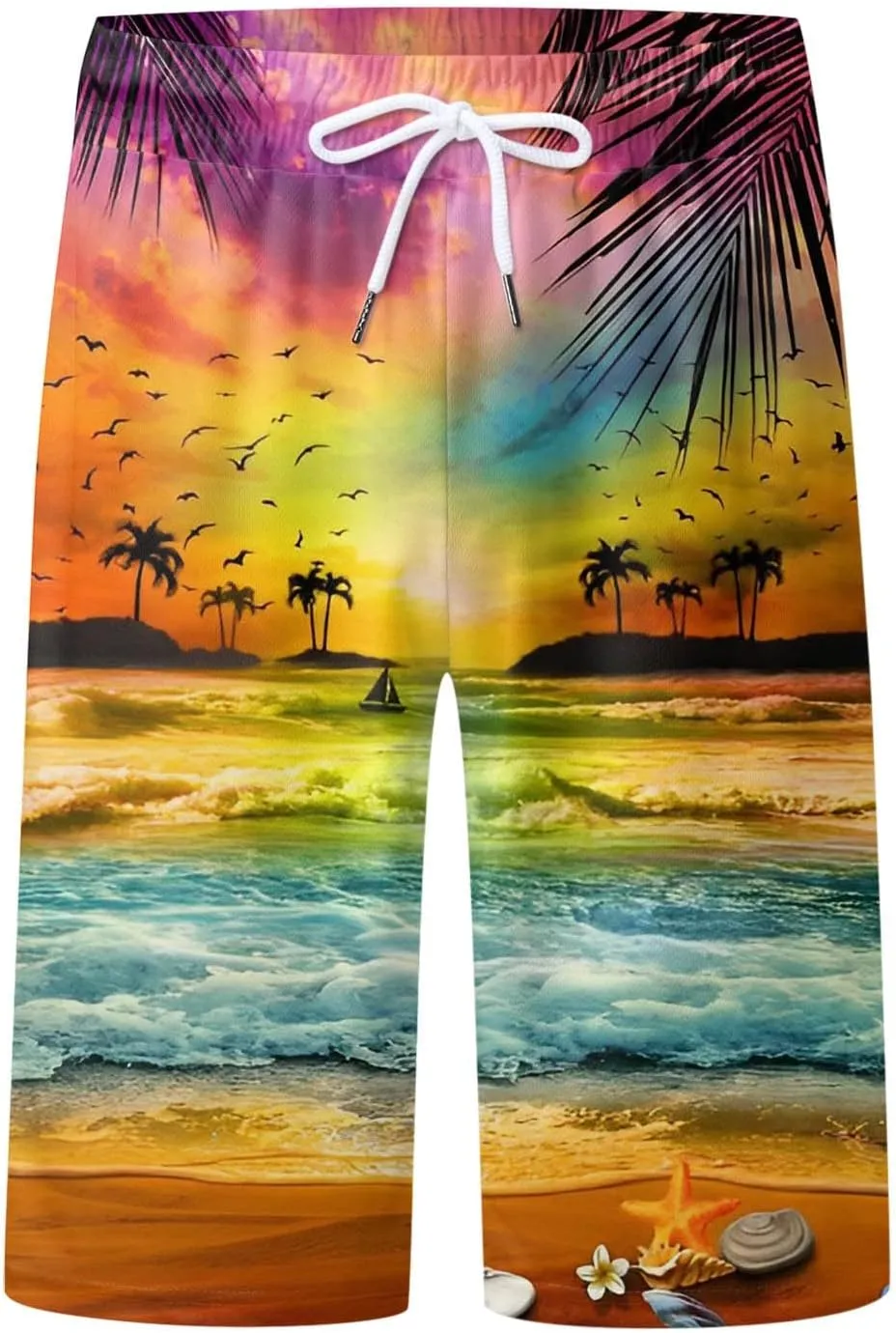 Mens Swim Trunks with Pockets Swim Shorts Quick Dry 4-Way Repellent Beach Swimwear Men's Swimming Trunks Quick Dry