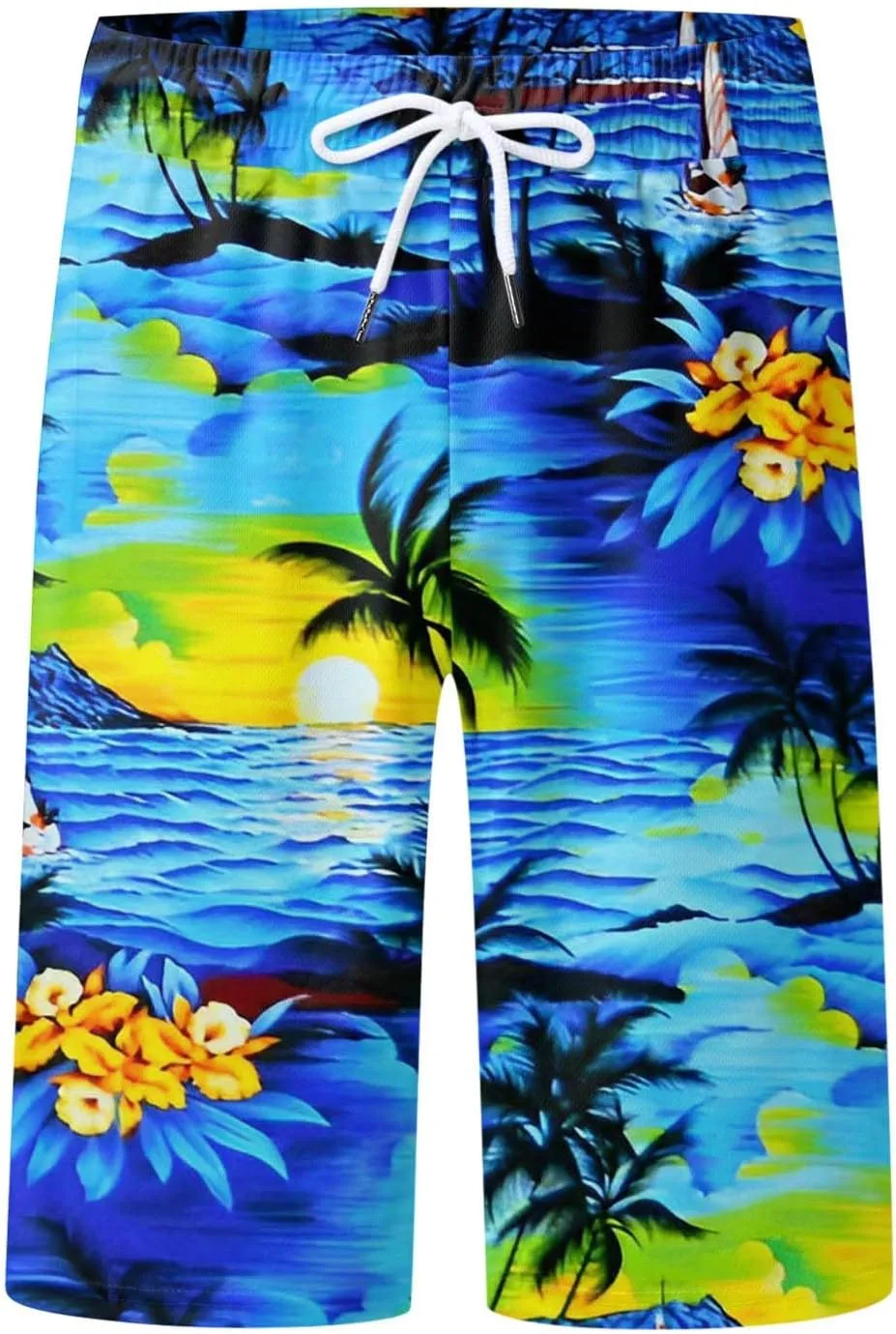 Mens Swim Trunks with Pockets Swim Shorts Quick Dry 4-Way Repellent Beach Swimwear Men's Swimming Trunks Quick Dry