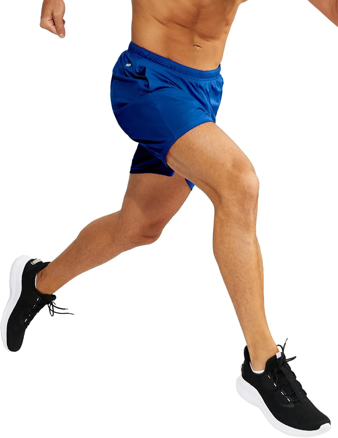 MIER Men's 3''/5'' Athletic Running Shorts with Liner Quick Dry Active Lightweight Gym Sports Workout Shorts for Men