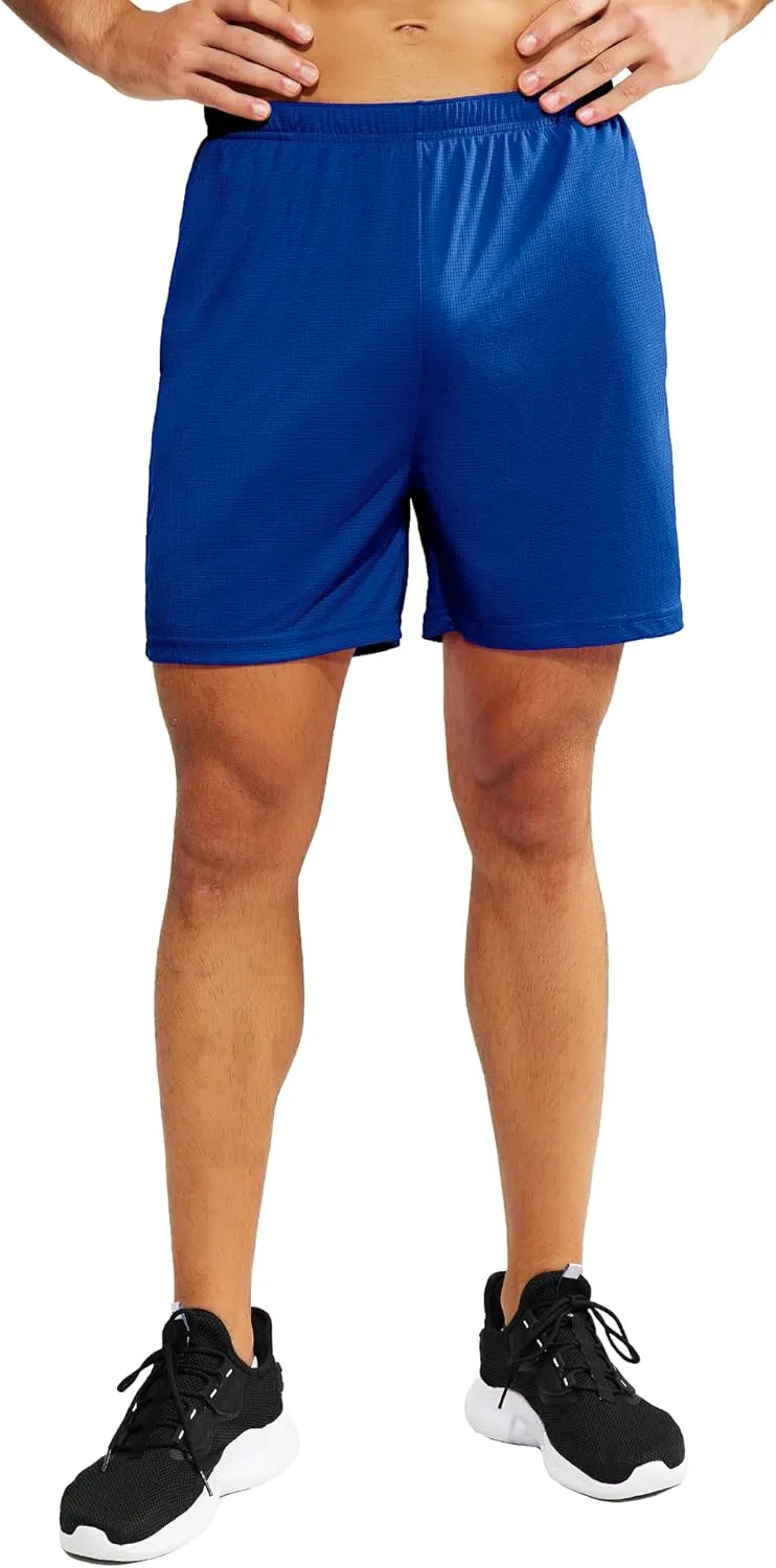 MIER Men's 3''/5'' Athletic Running Shorts with Liner Quick Dry Active Lightweight Gym Sports Workout Shorts for Men