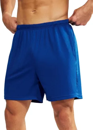 MIER Men's 3''/5'' Athletic Running Shorts with Liner Quick Dry Active Lightweight Gym Sports Workout Shorts for Men