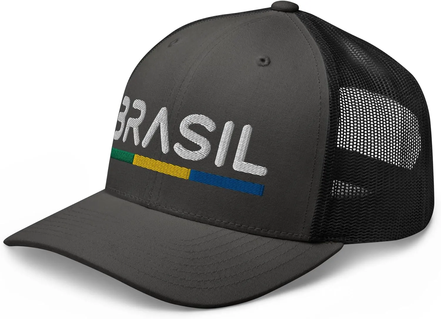 Minimal Brasil Flag Trucker Cap Mesh Brazil Trucker Hat