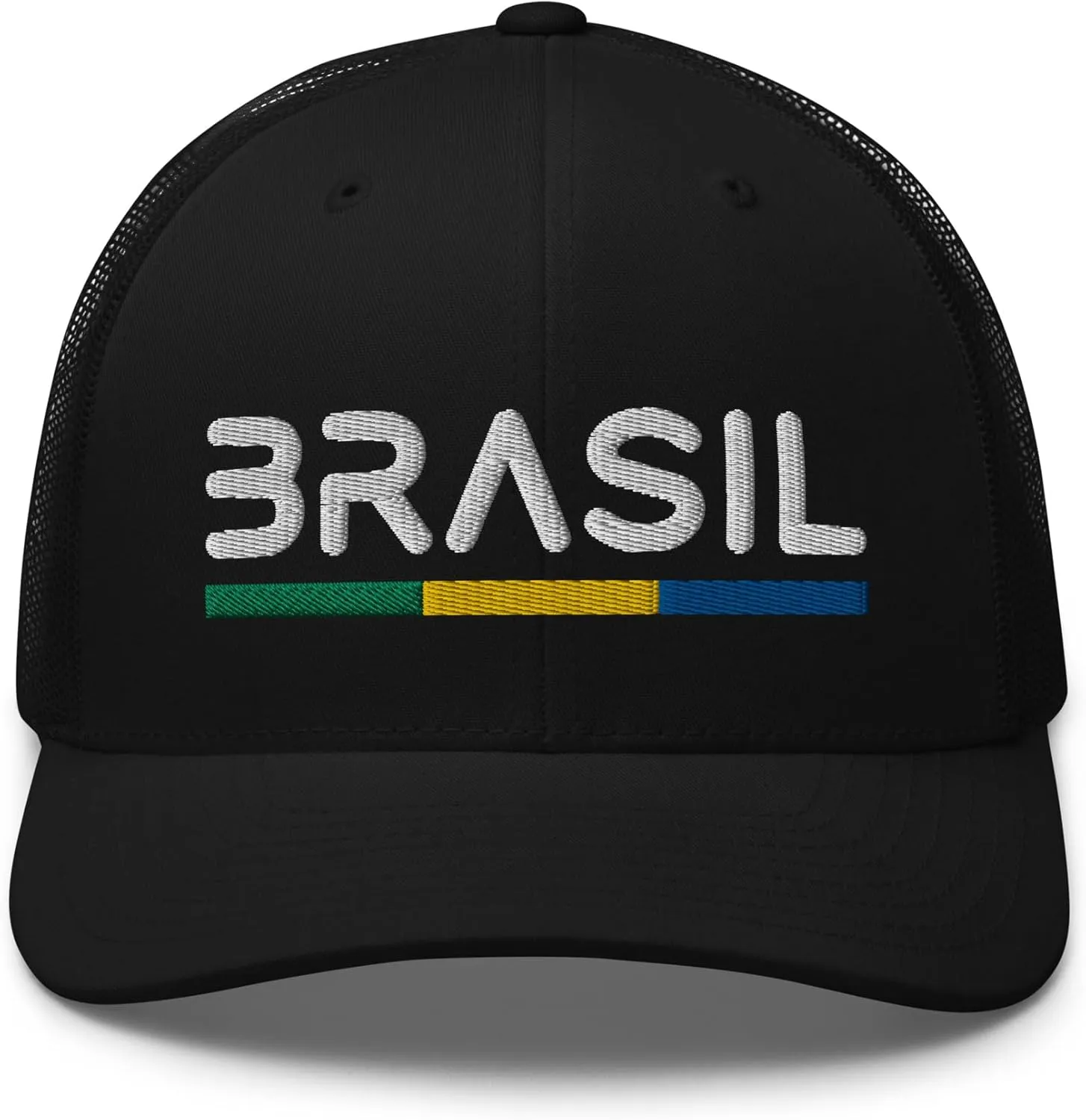 Minimal Brasil Flag Trucker Cap Mesh Brazil Trucker Hat