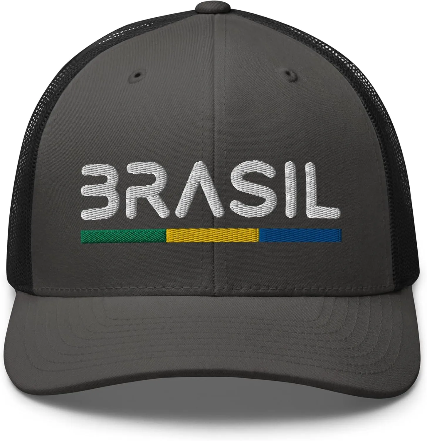 Minimal Brasil Flag Trucker Cap Mesh Brazil Trucker Hat