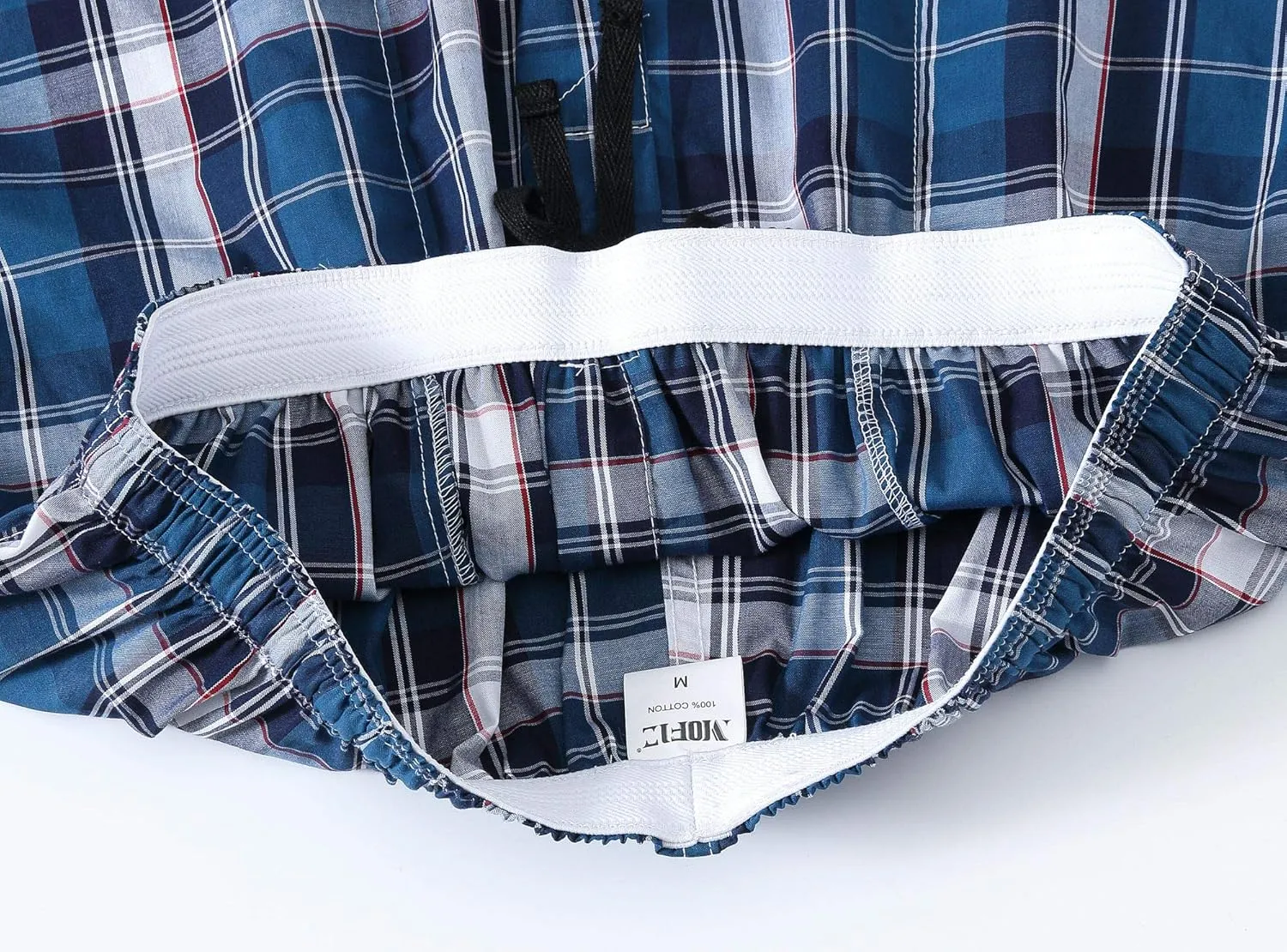 MoFiz Men's Pajama Bottom Pants Sleepwear Lounging Relaxed House PJS Pants with Drawstring Button Fly 3-Pack