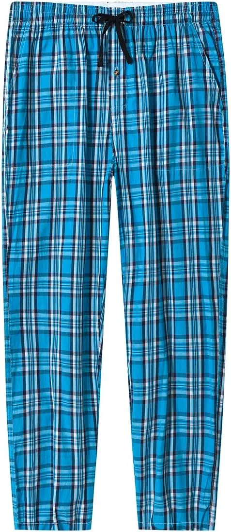 MoFiz Men's Pajama Pants Ultra Lightweight Pjs Bottoms Sleepwear Bottom Pants with Pocket Drawstring 3-Pack