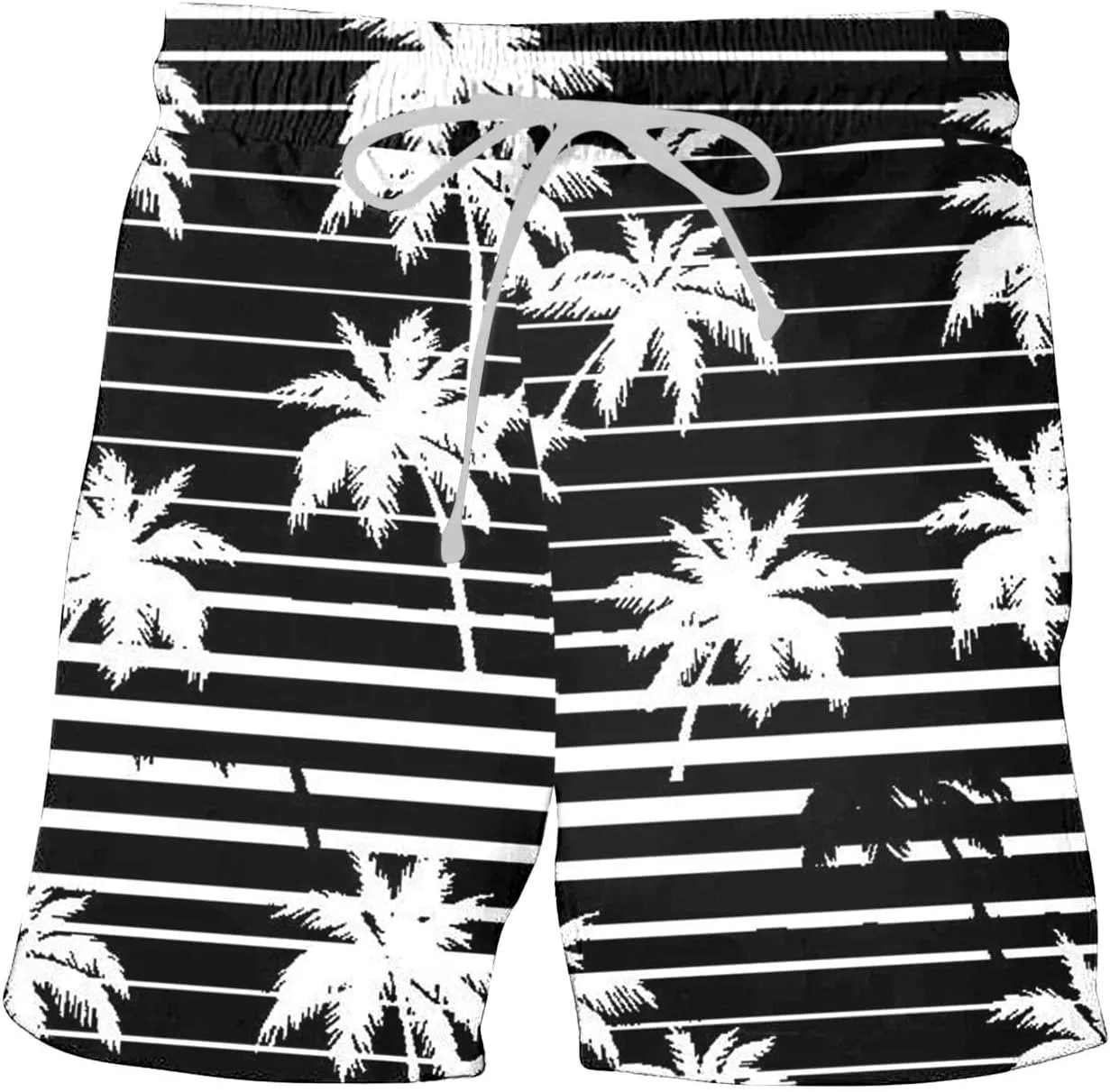 Muscularfit Mens Stretch Swim Trunks 5 Inch Inseam Beach Surfing Board Shorts Hawaiian Summer Bathing Suit Quick Dry Swimwear