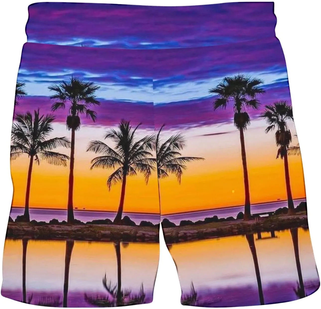 Muscularfit Mens Stretch Swim Trunks 5 Inch Inseam Beach Surfing Board Shorts Hawaiian Summer Bathing Suit Quick Dry Swimwear