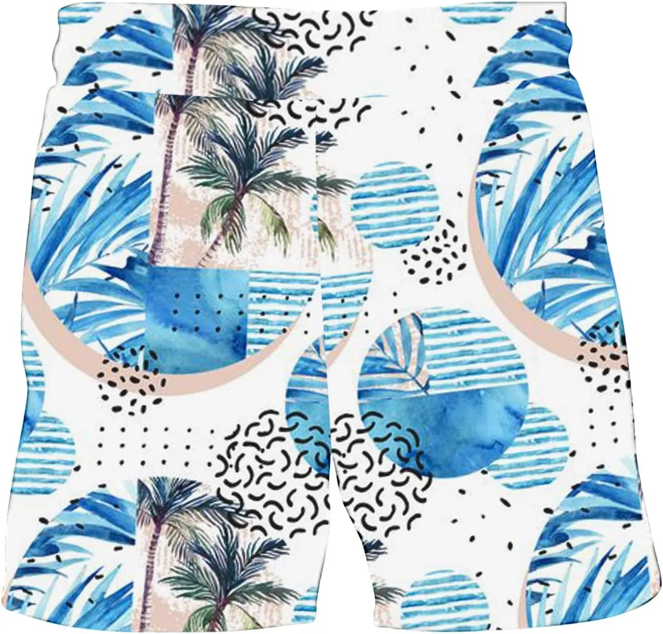 Muscularfit Mens Stretch Swim Trunks 5 Inch Inseam Beach Surfing Board Shorts Hawaiian Summer Bathing Suit Quick Dry Swimwear