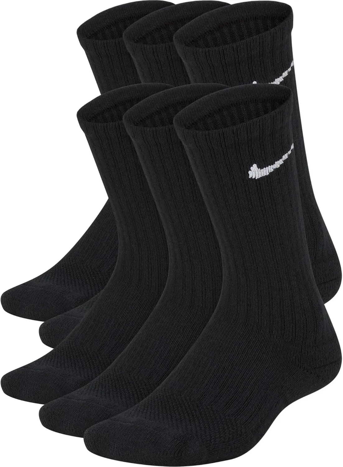 Nike Kids' Everyday Cushion Crew Socks (6 Pairs)