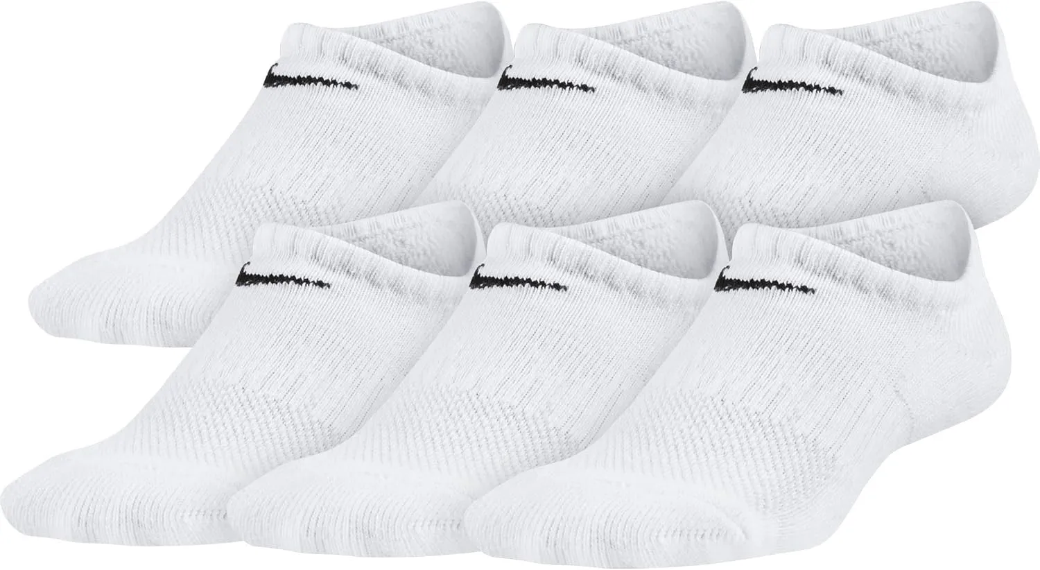 Nike Kids' Everyday Cushioned No-Show Socks (6 Pair)
