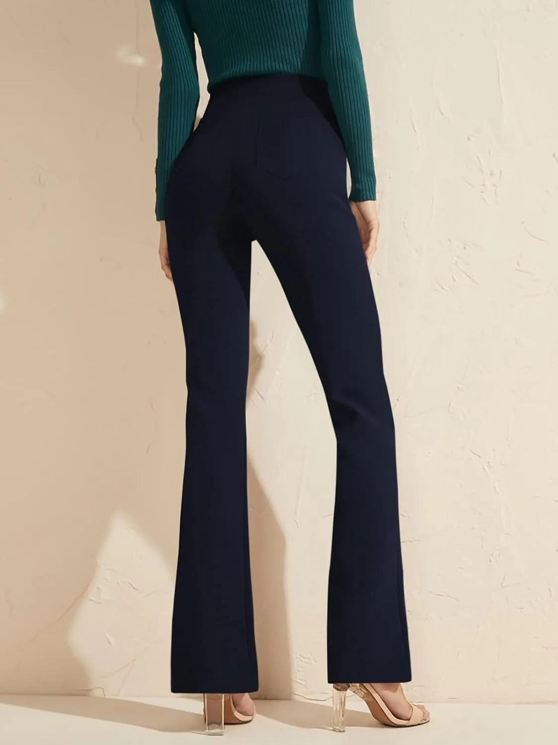 NIMIN Womens Dress Pants High Waisted Flare Casual Slacks for Women Stretchy Boot Cut Work Trousers with Pockets 2025