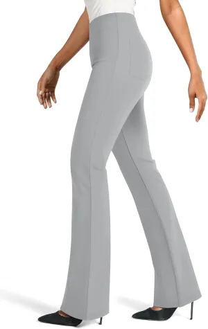 NIMIN Womens Dress Pants High Waisted Flare Casual Slacks for Women Stretchy Boot Cut Work Trousers with Pockets 2025