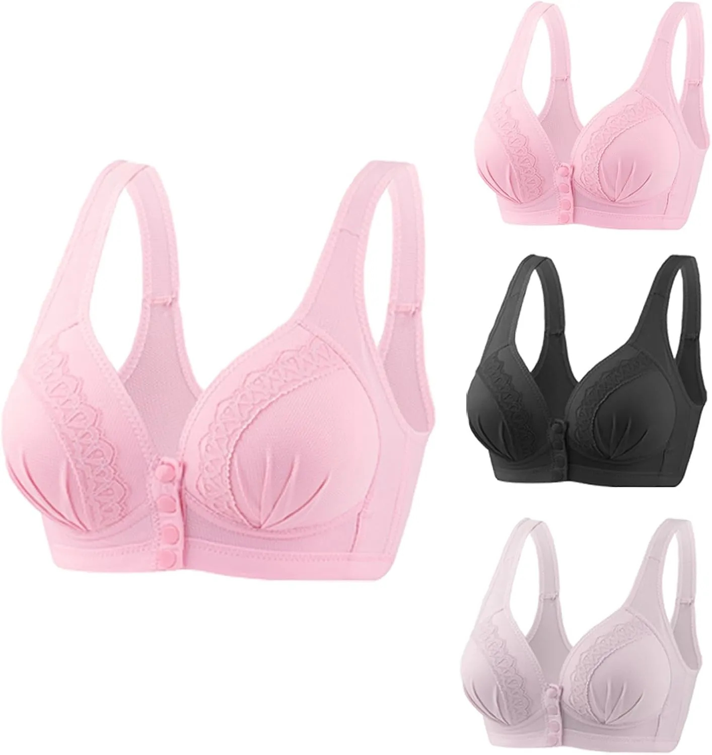 Nursing Bras for Breastfeeding Classic Pregnancy Bra Maternity Bra Breathable Nursing Bras Sleep Bra