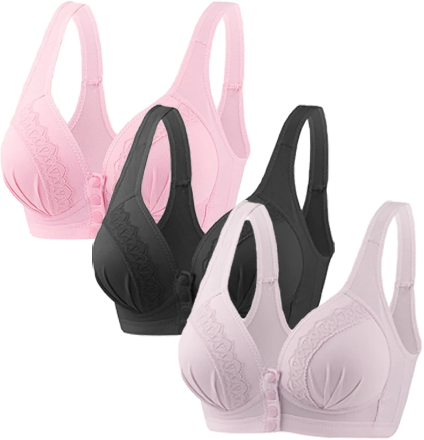 Nursing Bras for Breastfeeding Classic Pregnancy Bra Maternity Bra Breathable Nursing Bras Sleep Bra