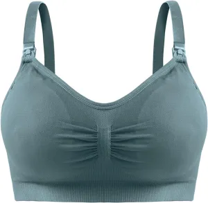 Nursing Bras for Breastfeeding Plus Size Postpartum Adjustment Gather Underwear Seamless Wireless Maternity Brassiere