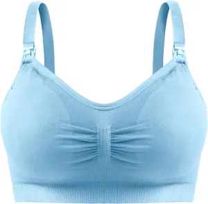 Nursing Bras for Breastfeeding Plus Size Postpartum Adjustment Gather Underwear Seamless Wireless Maternity Brassiere