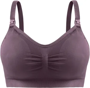 Nursing Bras for Breastfeeding Plus Size Postpartum Adjustment Gather Underwear Seamless Wireless Maternity Brassiere