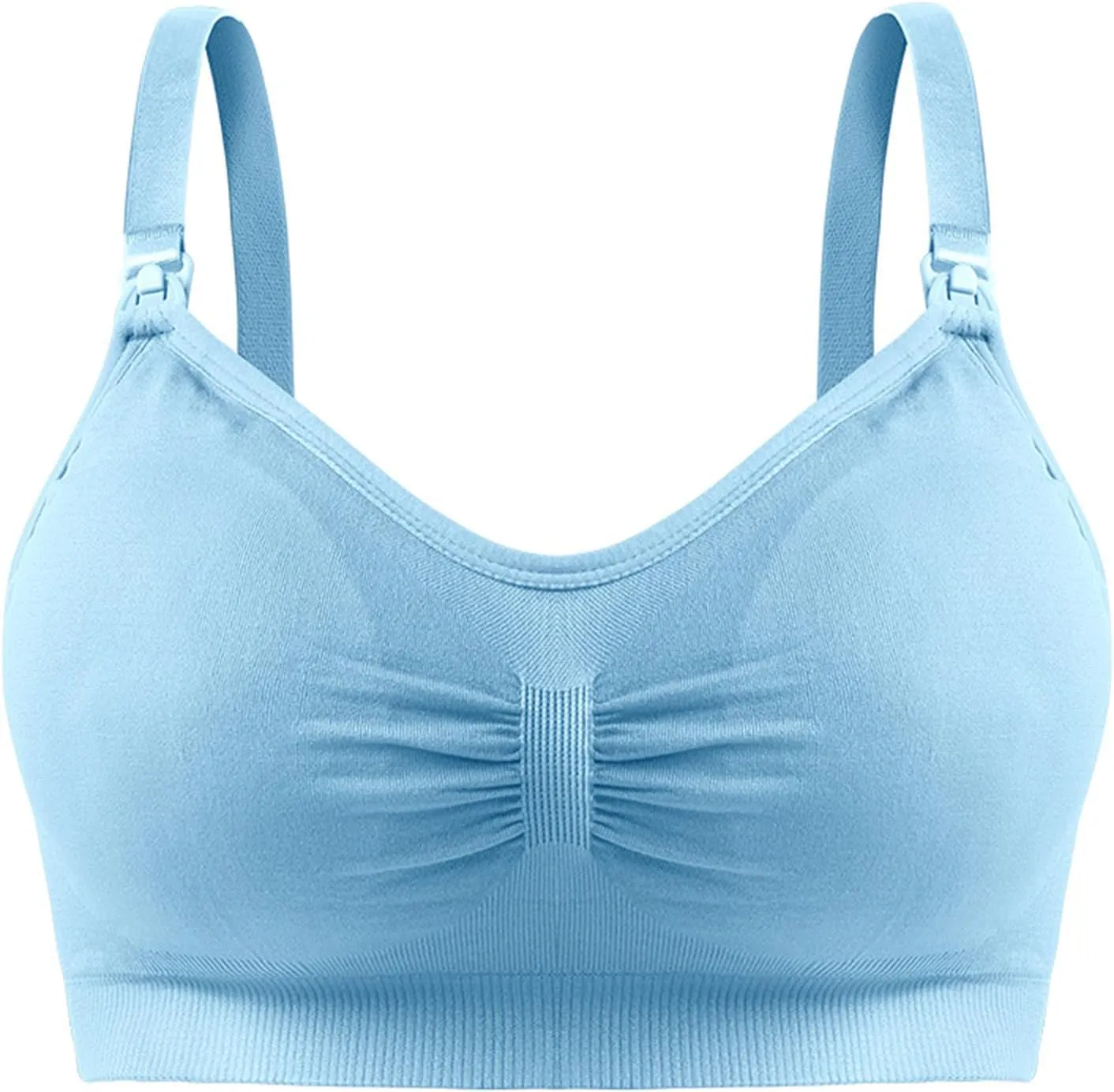 Nursing Bras for Breastfeeding Plus Size Postpartum Adjustment Gather Underwear Seamless Wireless Maternity Brassiere